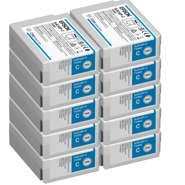 Epson C4000e Cyan Set Tintenkartuschen